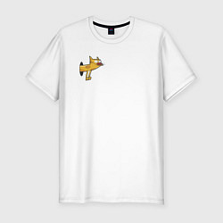 Мужская slim-футболка Кот из Котопса