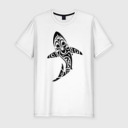 Мужская slim-футболка Sharks tattoo