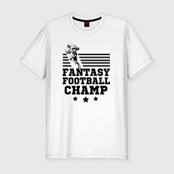 Мужская slim-футболка Fantasy Football Champ
