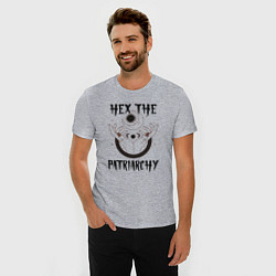 Футболка slim-fit Hex the patriarchy, цвет: меланж — фото 2