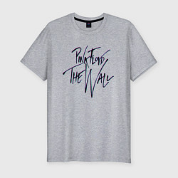 Футболка slim-fit ПИНК ФЛОЙД ГЛИТЧ PINK FLOYD LOGO, цвет: меланж