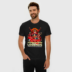 Футболка slim-fit Легенды Манчестера Manchester United Legends, цвет: черный — фото 2