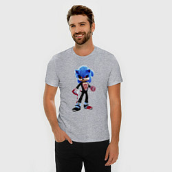 Футболка slim-fit Sonic eXe, цвет: меланж — фото 2