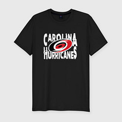 Мужская slim-футболка Каролина Харрикейнз, Carolina Hurricanes