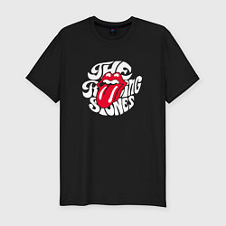Мужская slim-футболка Rolling Stones, Роллинг Стоунз
