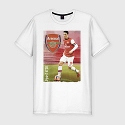 Футболка slim-fit Arsenal, Mesut Ozil, цвет: белый