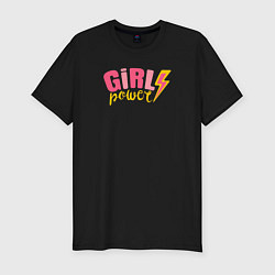Мужская slim-футболка Girl Power