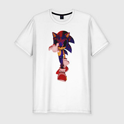 Мужская slim-футболка Sonic Exe Video game