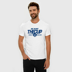 Футболка slim-fit Toronto Maple Leafs We want the cup Торонто Мейпл, цвет: белый — фото 2