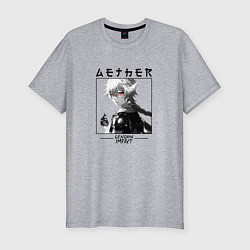 Мужская slim-футболка Итэр Aether, Genshin Impact