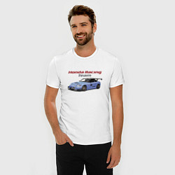 Футболка slim-fit Honda Racing Team!, цвет: белый — фото 2