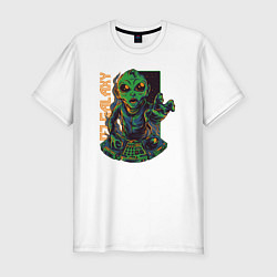 Мужская slim-футболка Инопланетянин DJ