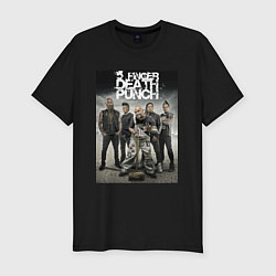 Мужская slim-футболка Five Finger Death Punch!