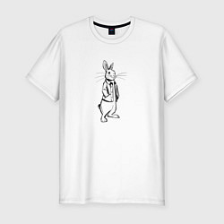 Мужская slim-футболка Rabbit Piter