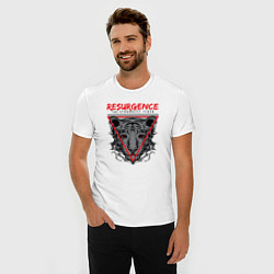 Футболка slim-fit Тигр Возрождение, цвет: белый — фото 2