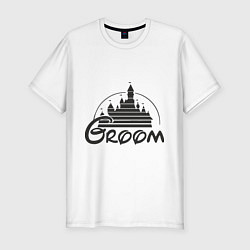 Футболка slim-fit Groom Disney, цвет: белый