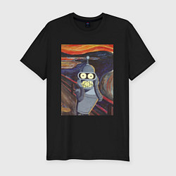 Футболка slim-fit БЕНДЕР КРИК BENDER, цвет: черный