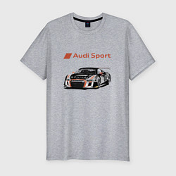 Мужская slim-футболка Audi Motorsport Racing team