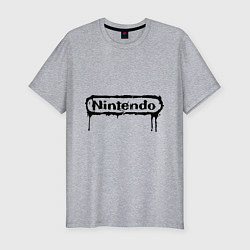 Футболка slim-fit Nintendo streaks, цвет: меланж