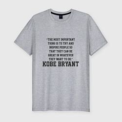 Мужская slim-футболка Kobe The Great