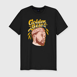 Футболка slim-fit Golden State Mind, цвет: черный