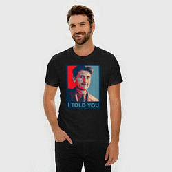 Футболка slim-fit Orwell - I told you, цвет: черный — фото 2