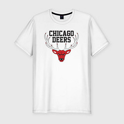 Мужская slim-футболка Chicago deers
