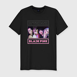 Футболка slim-fit BLACKPINK Lovesick Girls, цвет: черный