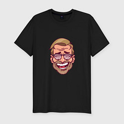 Футболка slim-fit Klopp Smile, цвет: черный