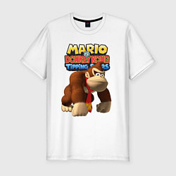 Футболка slim-fit Mario Donkey Kong Nintendo, цвет: белый