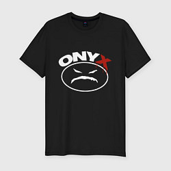 Футболка slim-fit Onyх, цвет: черный