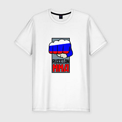 Мужская slim-футболка Russian MMA