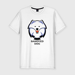 Футболка slim-fit Самоед Team, цвет: белый