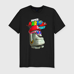 Мужская slim-футболка Super Mario Odyssey Nintendo Video game