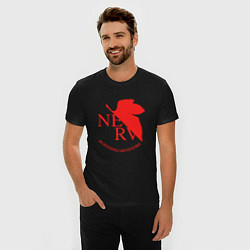 Футболка slim-fit Nerv в Neon Genesis Evangelion, цвет: черный — фото 2