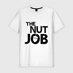 Футболка slim-fit The nut job, цвет: белый