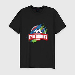 Мужская slim-футболка Football Russia 2018