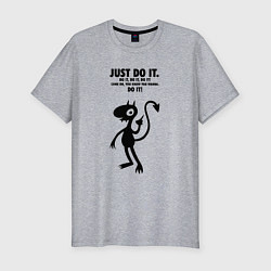 Футболка slim-fit Disenchantment Do it, цвет: меланж