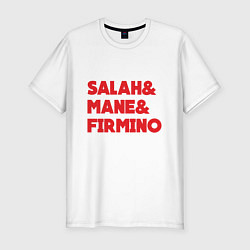 Футболка slim-fit Salah - Mane - Firmino, цвет: белый