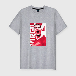 Футболка slim-fit Liverpool - Virgil, цвет: меланж