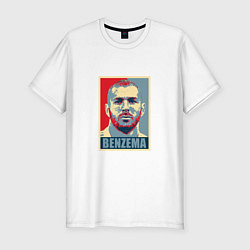 Мужская slim-футболка Obey - Benzema