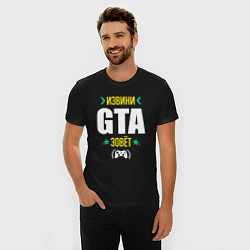 Футболка slim-fit Извини GTA Зовет, цвет: черный — фото 2