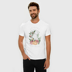 Футболка slim-fit История - муза, цвет: белый — фото 2
