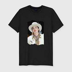 Футболка slim-fit SUGA of BTS, цвет: черный