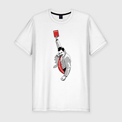 Мужская slim-футболка Диплом Фредди