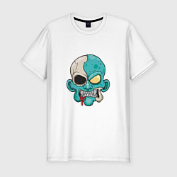 Мужская slim-футболка Zombie Evil