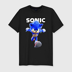 Футболка slim-fit Sonic the Hedgehog 2022, цвет: черный