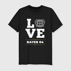 Футболка slim-fit Bayer 04 Love Classic, цвет: черный