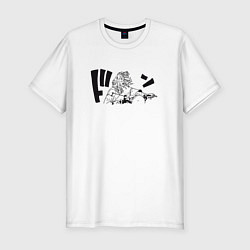 Мужская slim-футболка Мандзиро арт