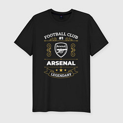 Мужская slim-футболка Arsenal: Football Club Number 1